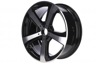 Cerchio in alluminio a 5 razze
