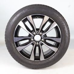 Set di ruote invernali in lega da 17 pollici con pneumatici Goodyear per Classe C 206, Mercedes-Benz originale