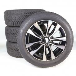 Set di ruote invernali in lega da 17 pollici con pneumatici Goodyear per Classe C 206, Mercedes-Benz originale