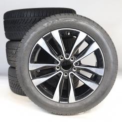 Set di ruote invernali in lega da 17 pollici con pneumatici Goodyear per Classe C 206, Mercedes-Benz originale