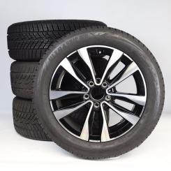 Set di ruote invernali in lega da 17 pollici con pneumatici Goodyear per Classe C 206, Mercedes-Benz originale