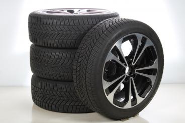 Set di ruote invernali in lega da 18 pollici con pneumatici Goodyear per Classe C 206, Mercedes-Benz originale
