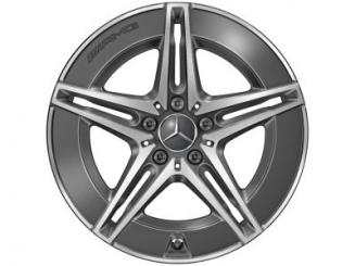 Cerchio in alluminio AMG a 5 doppie razze 