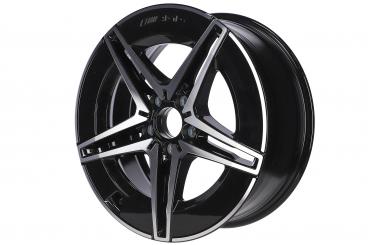 Cerchio in alluminio AMG a 5 doppie razze 