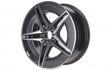 Cerchio in alluminio AMG a 5 doppie razze