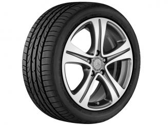 Cerchio in alluminio a 5 razze 