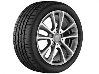 Cerchio in alluminio a 5 doppie razze 