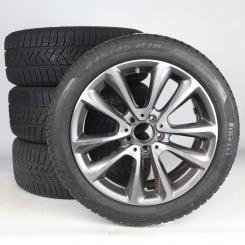 Set di ruote invernali in lega da 18 pollici con pneumatici Pirelli per Classe E-Coupé 238, Classe E 213, Mercedes-Benz originale