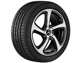 Cerchio in alluminio a 5 razze 