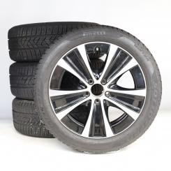 Set di ruote invernali in lega da 18 pollici con pneumatici Pirelli per Classe E 213, Mercedes-Benz originale