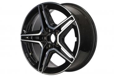 Cerchio in alluminio AMG a 5 doppie razze 