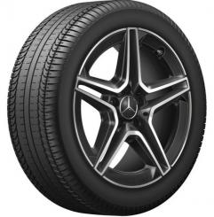 Cerchio in alluminio AMG a 5 doppie razze 