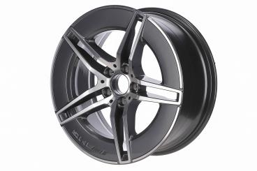 Cerchio in alluminio AMG a 5 doppie razze
