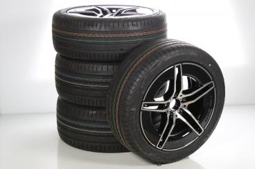 Ruote complete set AMG 19 pollici alluminio CONTINENTAL Clas 