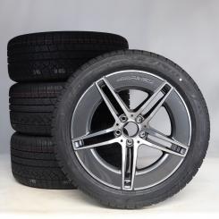 Set di ruote invernali da 19 pollici con pneumatici Pirelli per Classe E 214, Mercedes-AMG originale 