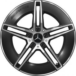 Cerchio in alluminio AMG a 5 doppie razze 