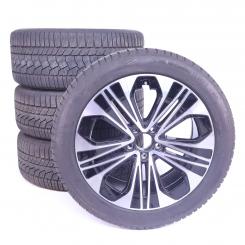 Ruote complete set 19 pollici alluminio CONTINENTAL Classe E 