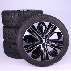 Ruote complete set 19 pollici alluminio CONTINENTAL Classe E 