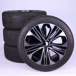 Ruote complete set 19 pollici alluminio CONTINENTAL Classe E 