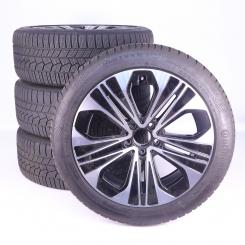 Ruote complete set 19 pollici alluminio CONTINENTAL Classe E 