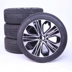Ruote complete set 19 pollici alluminio CONTINENTAL Classe E 