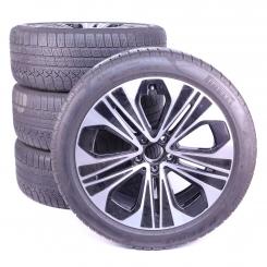 Ruote complete set 19 pollici alluminio CONTINENTAL Classe E 