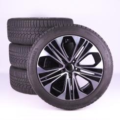 Ruote complete set 19 pollici alluminio CONTINENTAL Classe E 