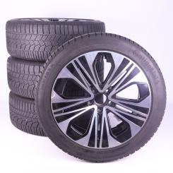 Ruote complete set 19 pollici alluminio CONTINENTAL Classe E 