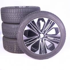 Ruote complete set 19 pollici alluminio CONTINENTAL Classe E 