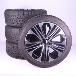 Ruote complete set 19 pollici alluminio CONTINENTAL Classe E 