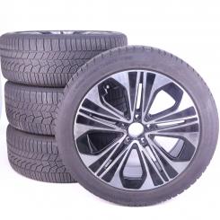Ruote complete set 19 pollici alluminio CONTINENTAL Classe E 