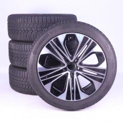 Ruote complete set 19 pollici alluminio CONTINENTAL Classe E 