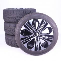 Ruote complete set 19 pollici alluminio CONTINENTAL Classe E 