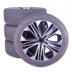 Ruote complete set 19 pollici alluminio CONTINENTAL Classe E 