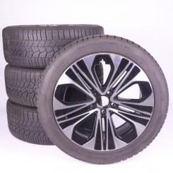 Ruote complete set 19 pollici alluminio CONTINENTAL Classe E 