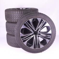 Ruote complete set 19 pollici alluminio CONTINENTAL Classe E 