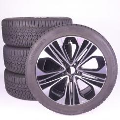 Ruote complete set 19 pollici alluminio CONTINENTAL Classe E 