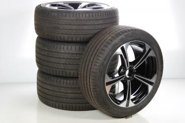 Ruote complete set 19 pollici alluminio CONTINENTAL Classe E 