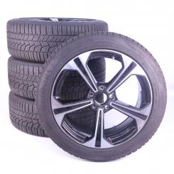 Ruote complete set 19 pollici alluminio CONTINENTAL Classe E 