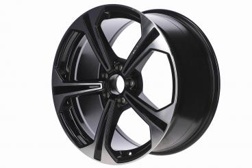 Cerchio in alluminio a 5 razze 