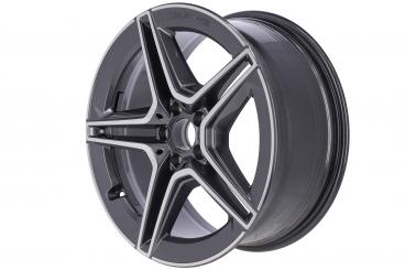 Cerchio in alluminio AMG a 5 doppie razze 