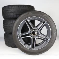 Set di ruote estive in lega da 19 pollici con pneumatici Hankook per Classe S 223, Mercedes-AMG originale
