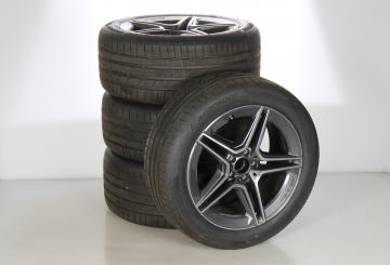 Set di ruote estive in lega da 19 pollici con pneumatici Hankook per Classe S 223, Mercedes-AMG originale