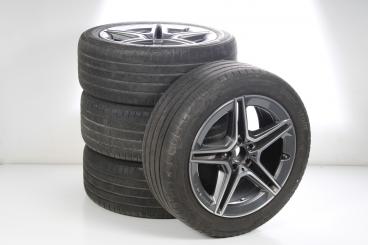 Set di ruote estive in lega da 19 pollici con pneumatici Bridgestone per Classe S 223, Mercedes-AMG originale