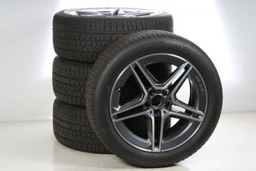 Set di ruote invernali in lega da 19 pollici con pneumatici Hankook per Classe S 223, Mercedes-AMG originale