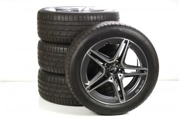 Set di ruote estive in lega da 19 pollici con pneumatici Hankook per Classe S 223, Mercedes-AMG originale