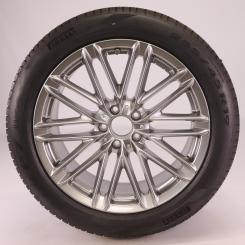 Ruota completa alluminio PIR/CinturatoP7 cerchio a 10 doppie razze 