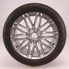 Ruota completa alluminio PIR/CinturatoP7 cerchio a 10 doppie razze 