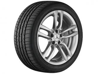 Cerchio in alluminio a 5 doppie razze 