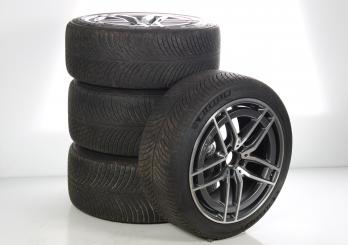 Set di ruote invernali in lega da 20 pollici con pneumatici Michelin per Classe SL 232, Mercedes-AMG originale